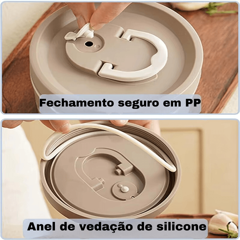 Mantenha Suas Refeições Quentes e Frescas: Conjunto de Recipientes de Almoço Insulados e Empilháveis!