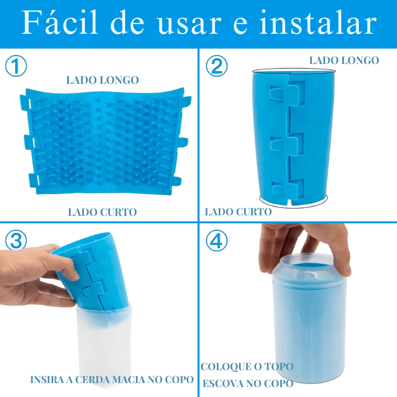 Transforme a Limpeza do Seu Pet com o Copo Lavador de Patas: Conforto e Praticidade em Silicone Macio