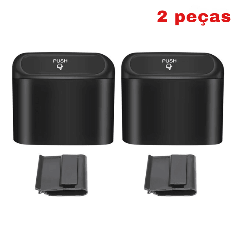 Lixeira Compacta para Carro de 1L - Organize Seu Interior com Estilo e Praticidade!