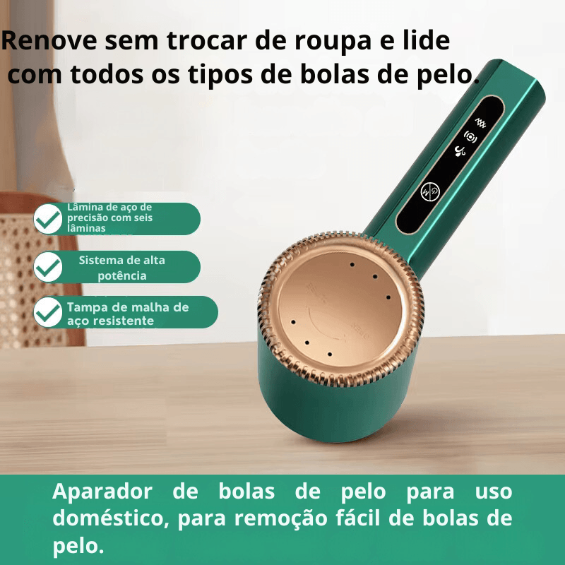 Revitalize Suas Roupas com o Removedor Elétrico de Fiapos USB: O Aparador Recarregável para Pelotas e Fios