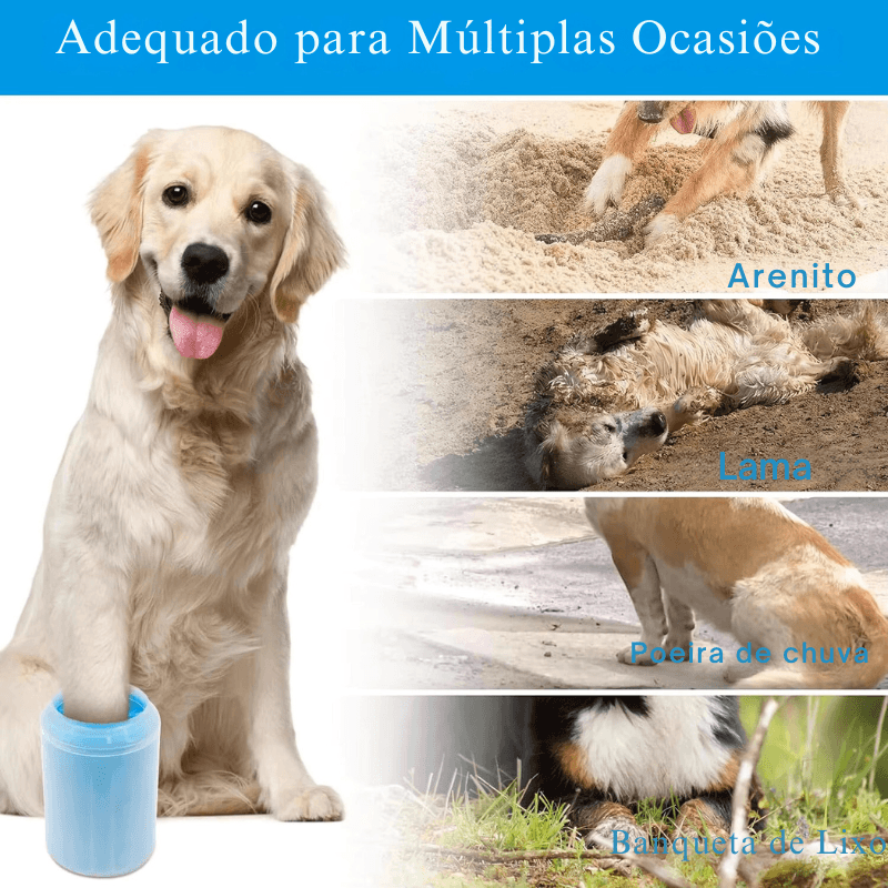 Transforme a Limpeza do Seu Pet com o Copo Lavador de Patas: Conforto e Praticidade em Silicone Macio