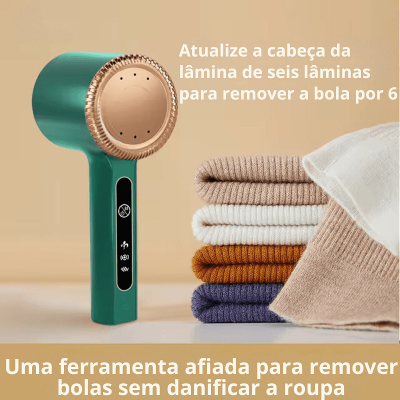 Revitalize Suas Roupas com o Removedor Elétrico de Fiapos USB: O Aparador Recarregável para Pelotas e Fios